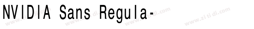 NVIDIA Sans Regula字体转换